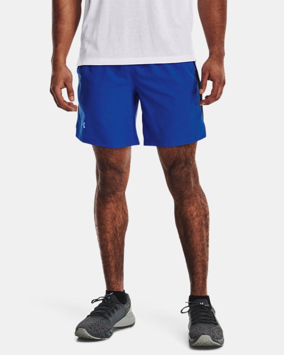 Men's UA Launch Run 7" Shorts, Blue, pdpMainDesktop image number 0